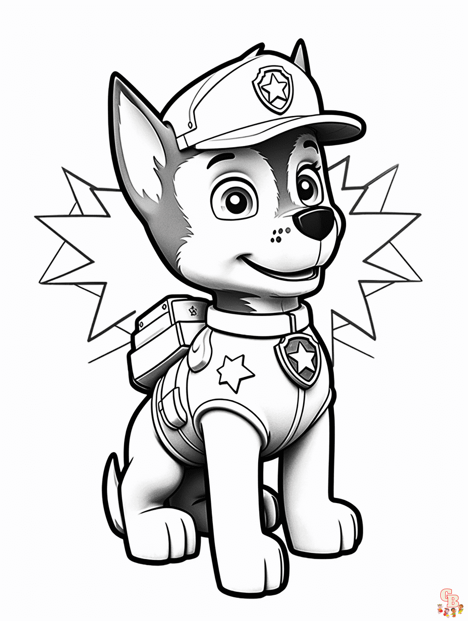 Die Paw Patrol: Abenteuer auf Papier - Malvorlagen für kleine Helden