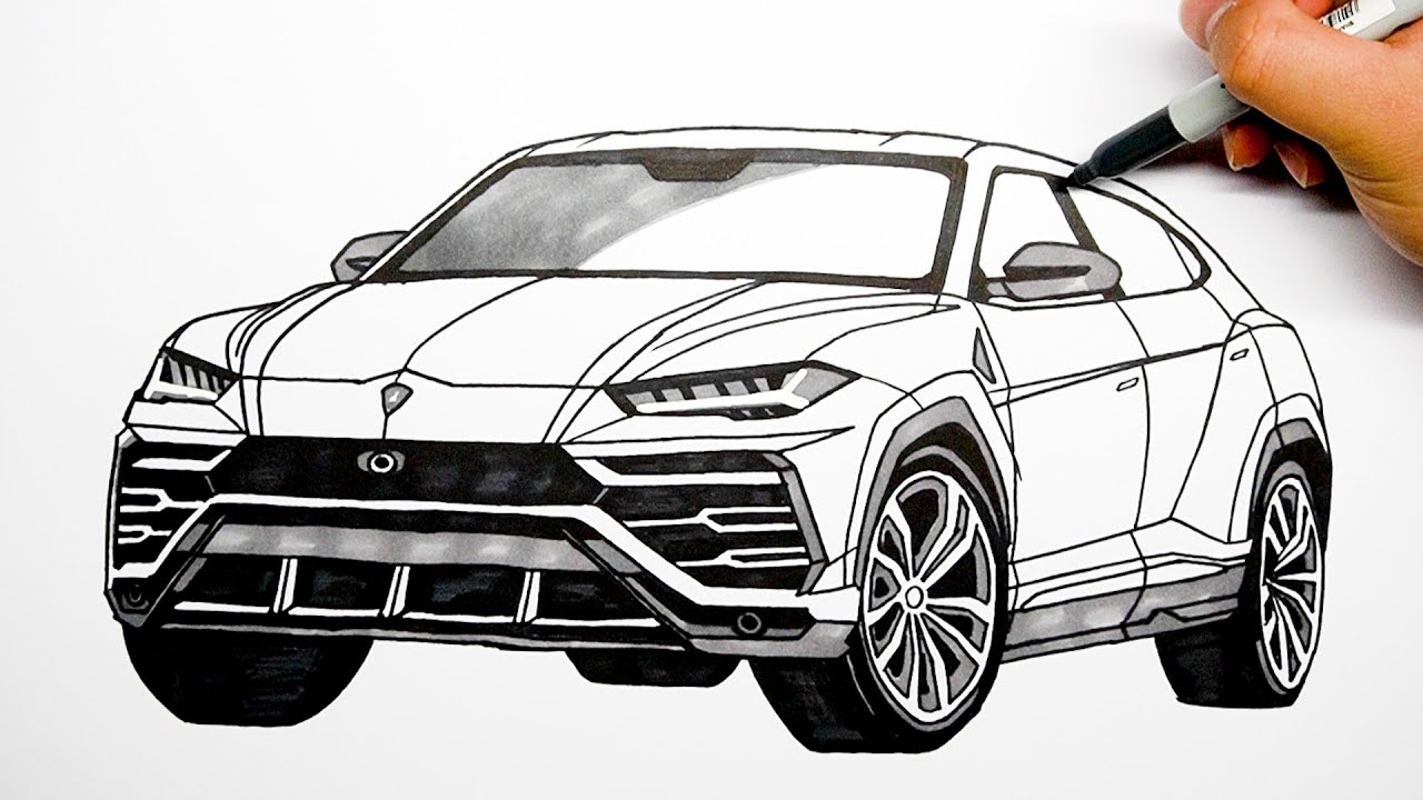 Die Magie des Zeichenlernens: Wie ein Lamborghini Urus zum Leben erweckt wurde