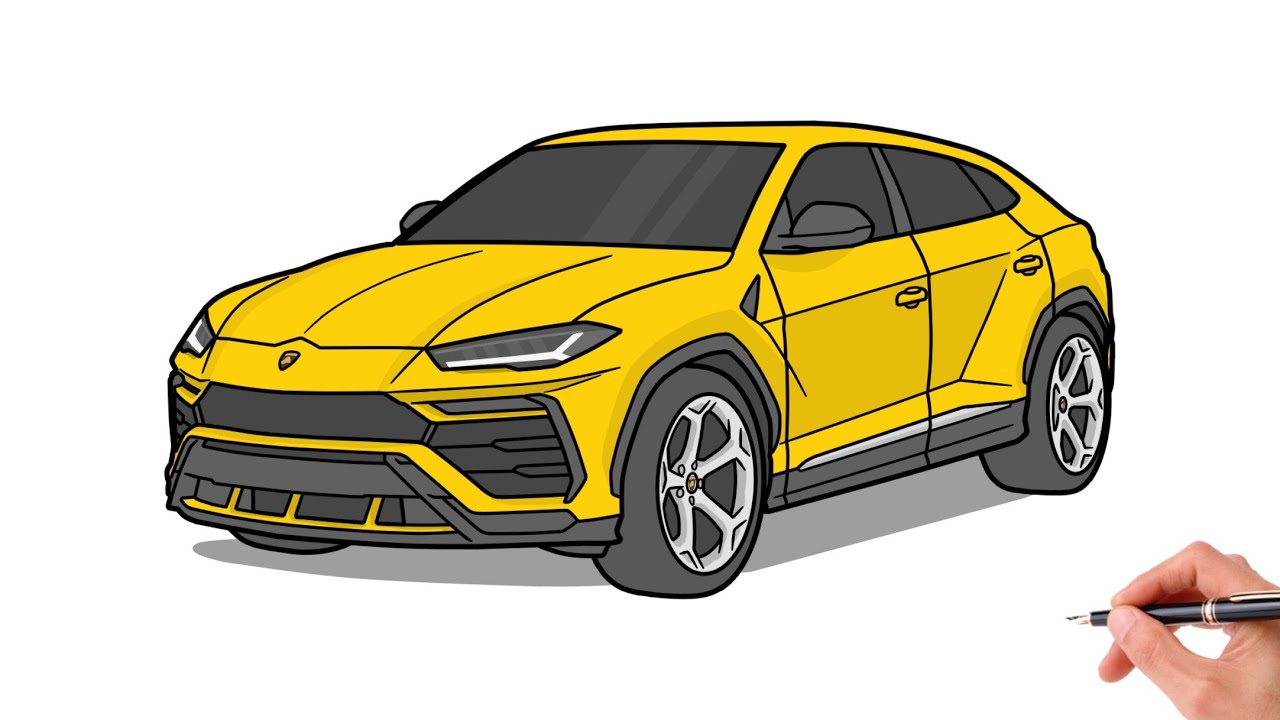 Die Magie des Zeichenlernens: Wie ein Lamborghini Urus zum Leben erweckt wurde