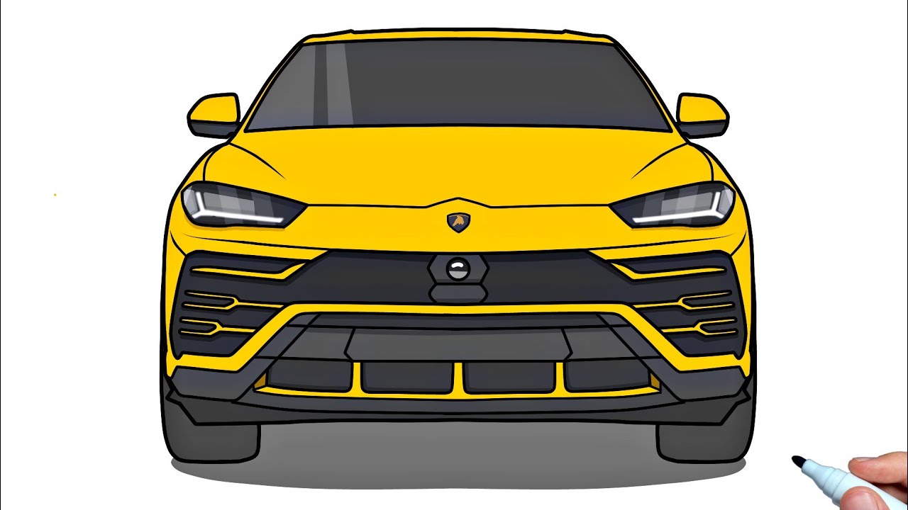 Die Magie des Zeichenlernens: Wie ein Lamborghini Urus zum Leben erweckt wurde