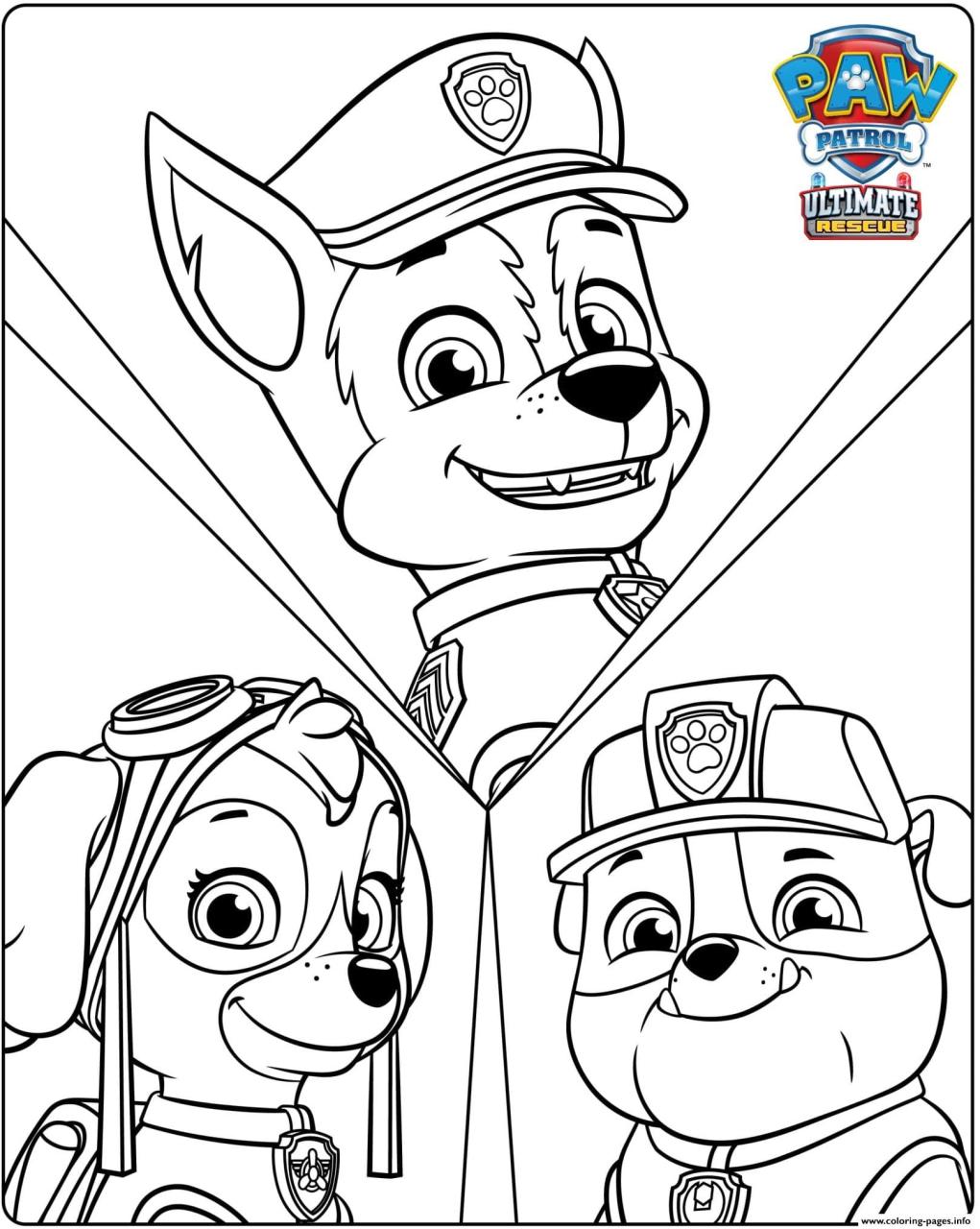 Die Paw Patrol: Abenteuer auf Papier - Malvorlagen für kleine Helden