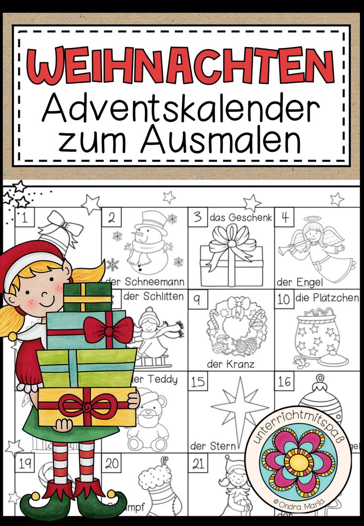 Ein Fenster in die Fantasie: Die Magie des Adventskalenders zum Ausmalen