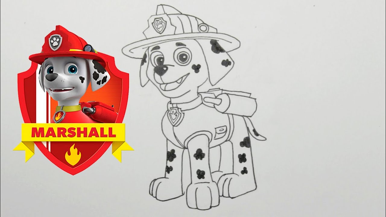 Die Magie des Zeichnens: Wie Marshall Paw Patrol zum Leben erweckt wird