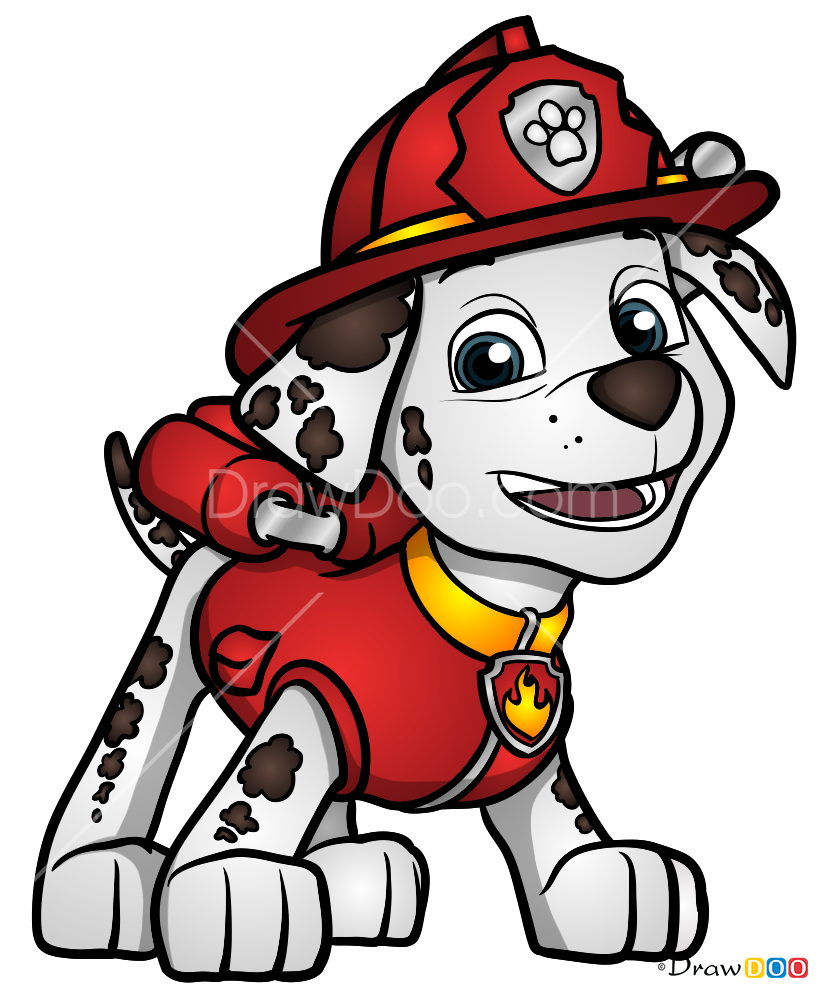 Zeichnen lernen mit Marshall von der Paw Patrol: Ein Abenteuer für kleine Künstler