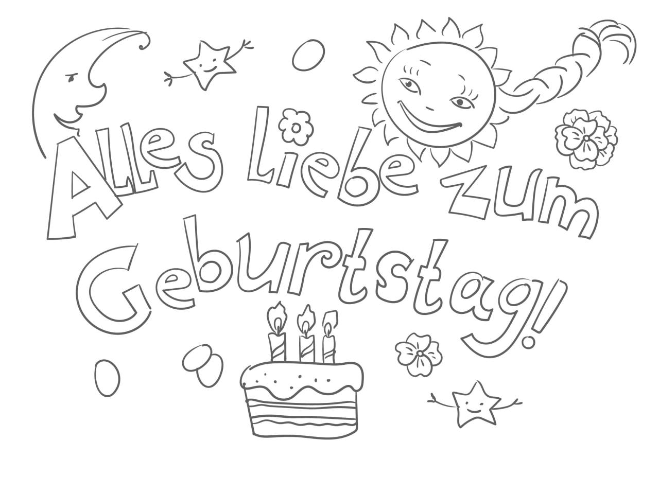 Alles Gute zum Geburtstag, liebe Ausmalbilder!